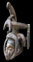 Maschera cimiero della societ  "Gelede" -  NAGO / YORUBA:  Nigeria - Benin - Togo (Regione dell'antico regno di "KETU")